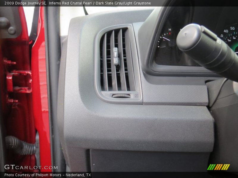 Inferno Red Crystal Pearl / Dark Slate Gray/Light Graystone 2009 Dodge Journey SE