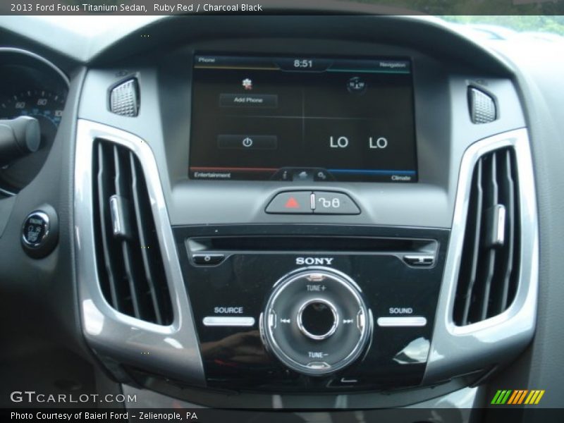 Audio System of 2013 Focus Titanium Sedan