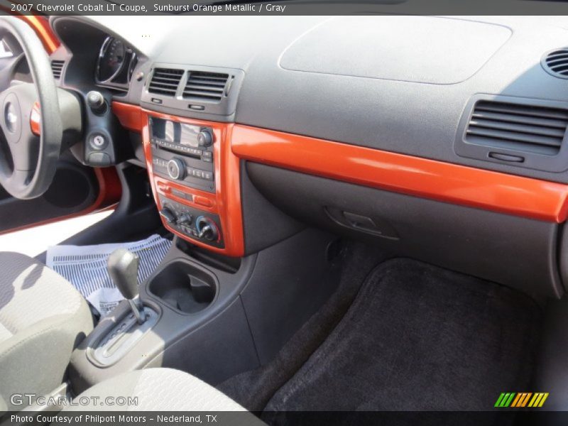 Sunburst Orange Metallic / Gray 2007 Chevrolet Cobalt LT Coupe