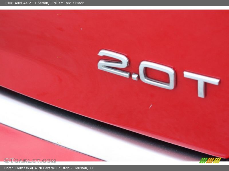 Brilliant Red / Black 2008 Audi A4 2.0T Sedan