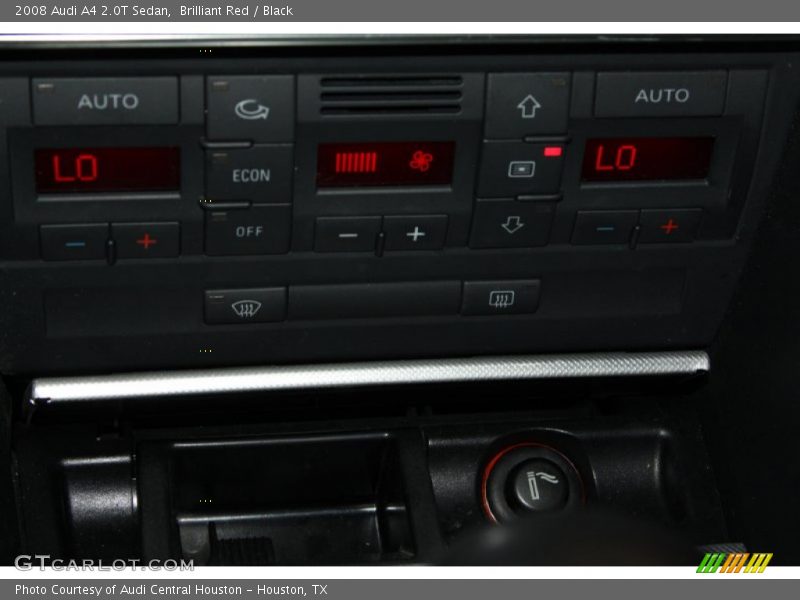 Brilliant Red / Black 2008 Audi A4 2.0T Sedan