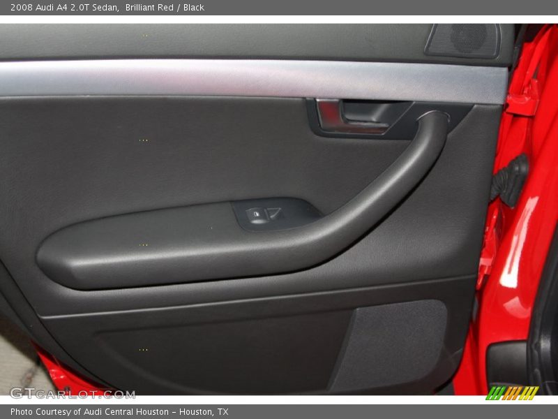 Brilliant Red / Black 2008 Audi A4 2.0T Sedan