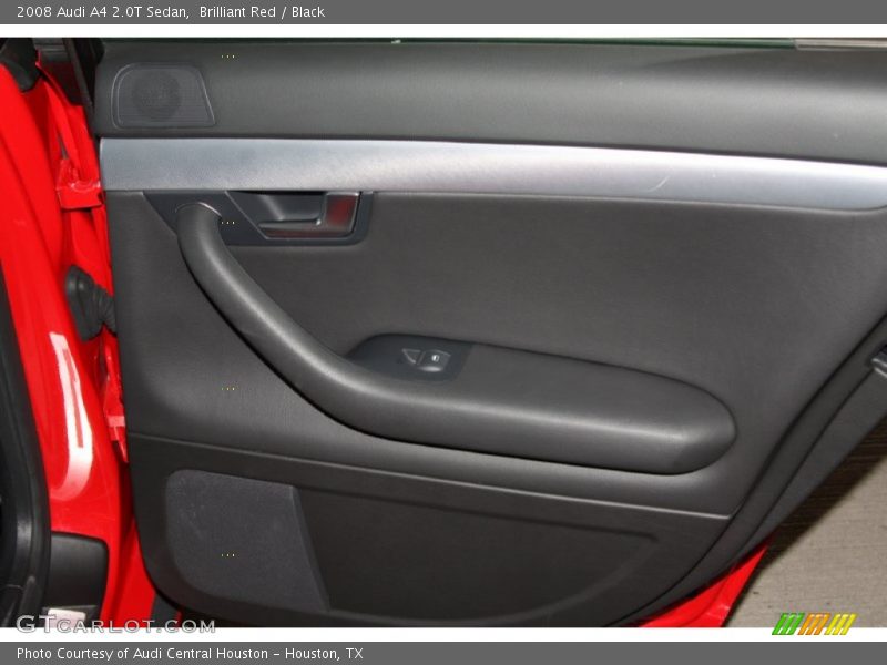 Brilliant Red / Black 2008 Audi A4 2.0T Sedan