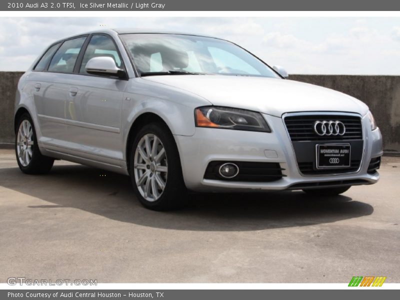 Ice Silver Metallic / Light Gray 2010 Audi A3 2.0 TFSI
