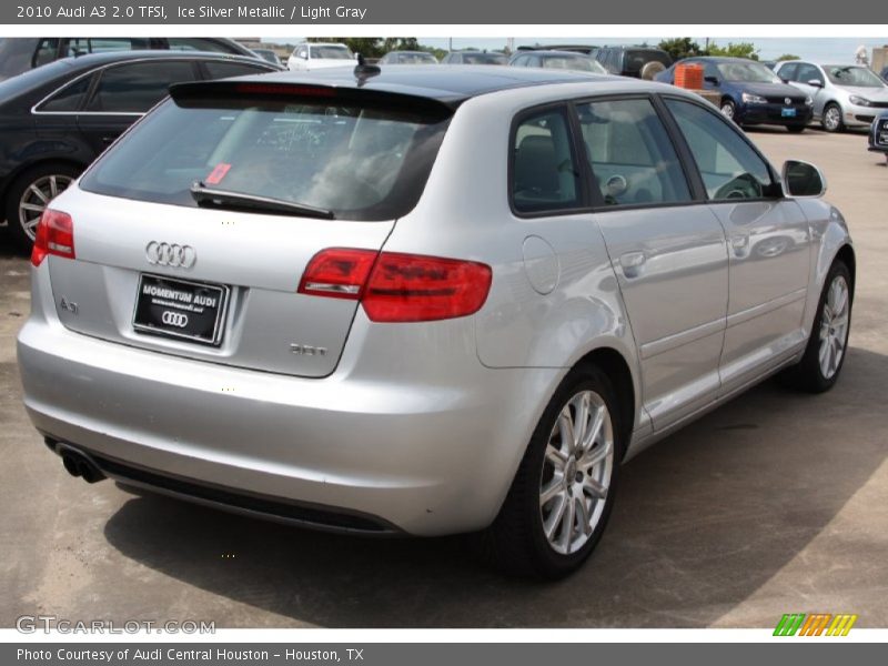 Ice Silver Metallic / Light Gray 2010 Audi A3 2.0 TFSI