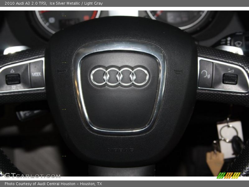 Ice Silver Metallic / Light Gray 2010 Audi A3 2.0 TFSI