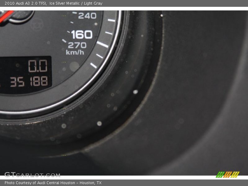 Ice Silver Metallic / Light Gray 2010 Audi A3 2.0 TFSI