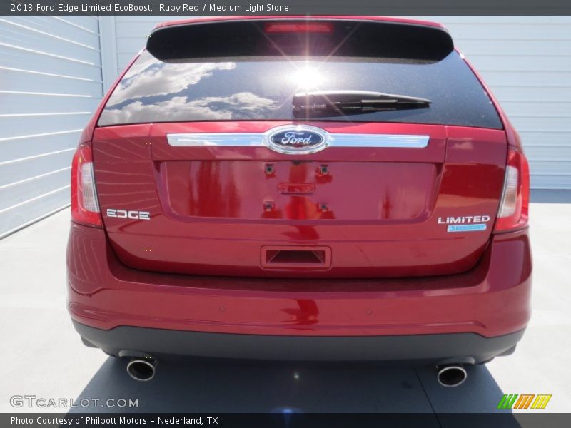 Ruby Red / Medium Light Stone 2013 Ford Edge Limited EcoBoost