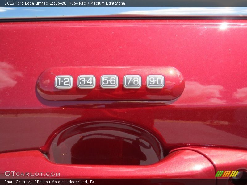 Ruby Red / Medium Light Stone 2013 Ford Edge Limited EcoBoost