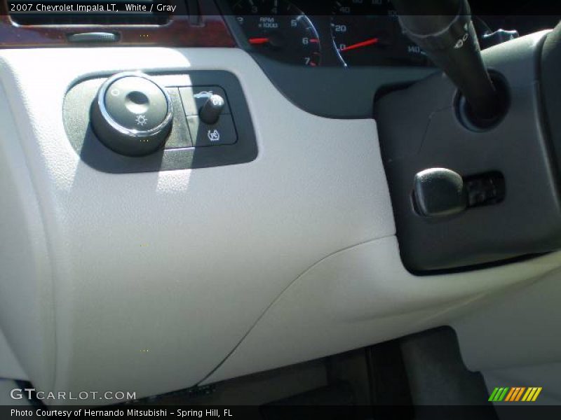 White / Gray 2007 Chevrolet Impala LT