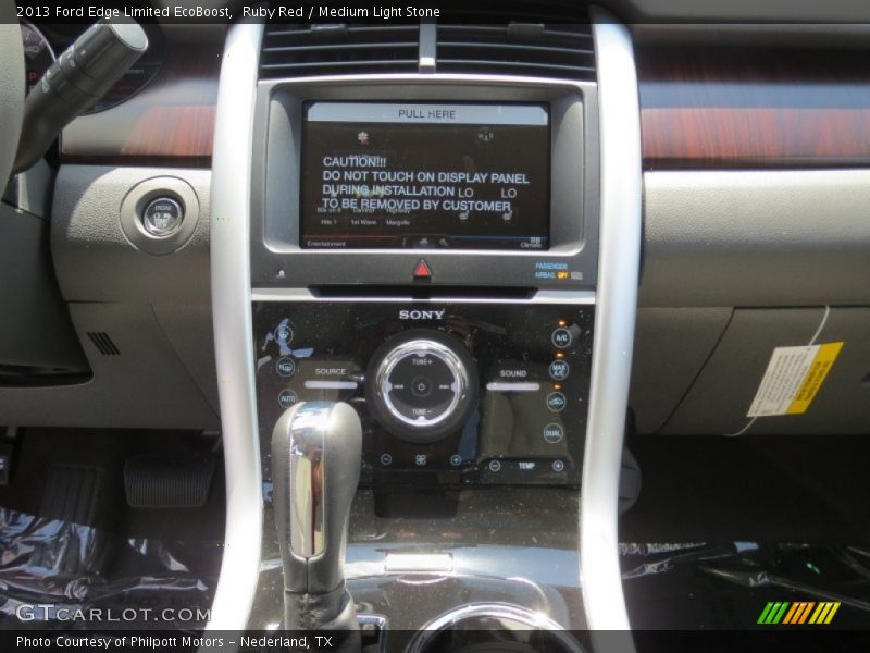 Ruby Red / Medium Light Stone 2013 Ford Edge Limited EcoBoost