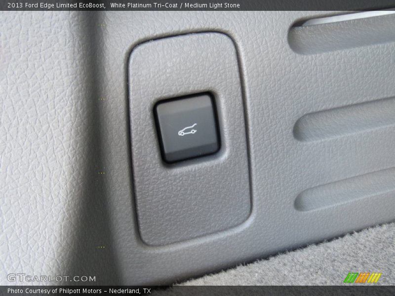 White Platinum Tri-Coat / Medium Light Stone 2013 Ford Edge Limited EcoBoost