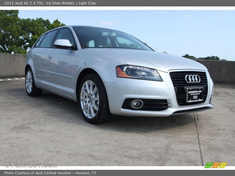 Ice Silver Metallic / Light Gray 2013 Audi A3 2.0 TDI