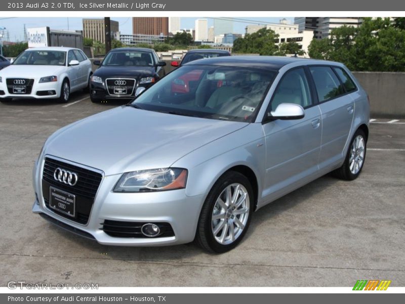 Ice Silver Metallic / Light Gray 2013 Audi A3 2.0 TDI