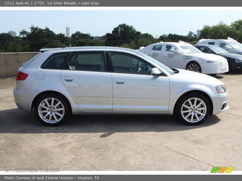 Ice Silver Metallic / Light Gray 2013 Audi A3 2.0 TDI