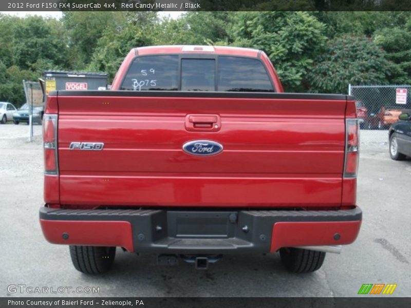 Red Candy Metallic / Black 2012 Ford F150 FX4 SuperCab 4x4