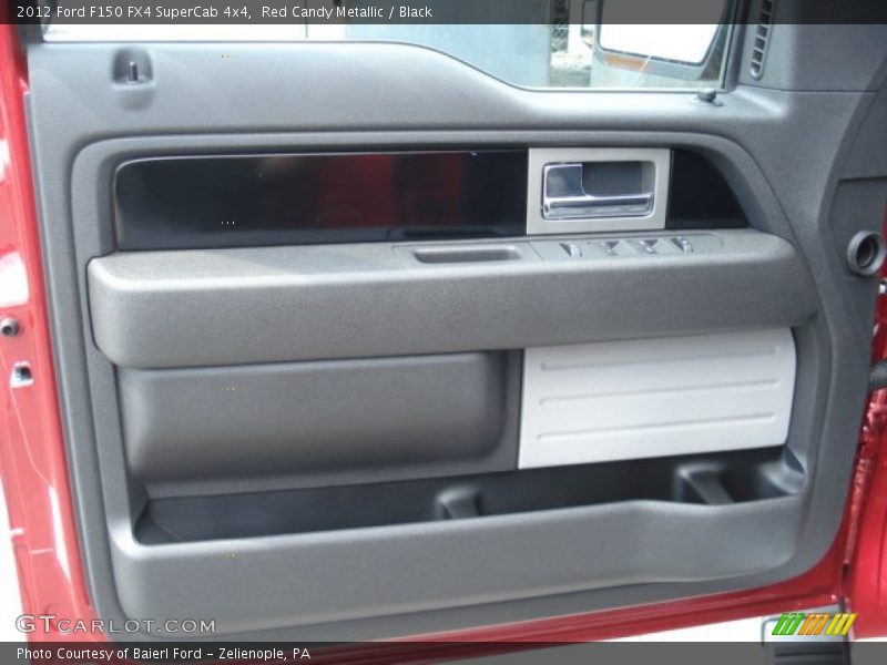 Red Candy Metallic / Black 2012 Ford F150 FX4 SuperCab 4x4