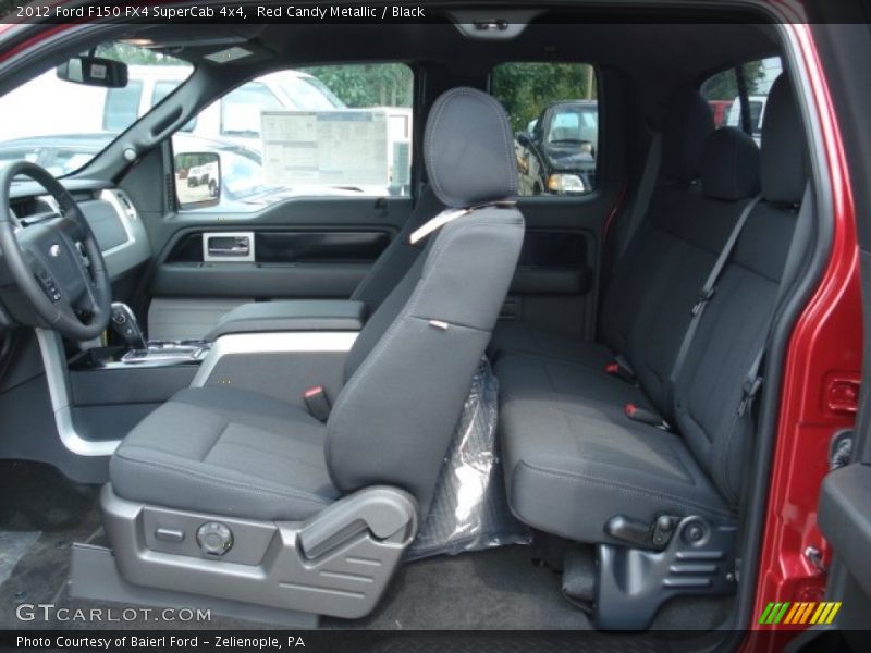  2012 F150 FX4 SuperCab 4x4 Black Interior