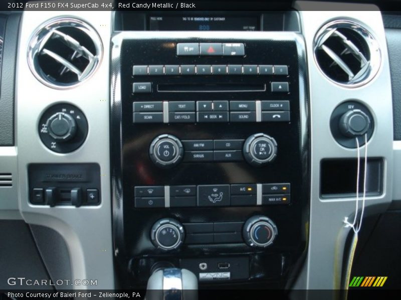 Red Candy Metallic / Black 2012 Ford F150 FX4 SuperCab 4x4