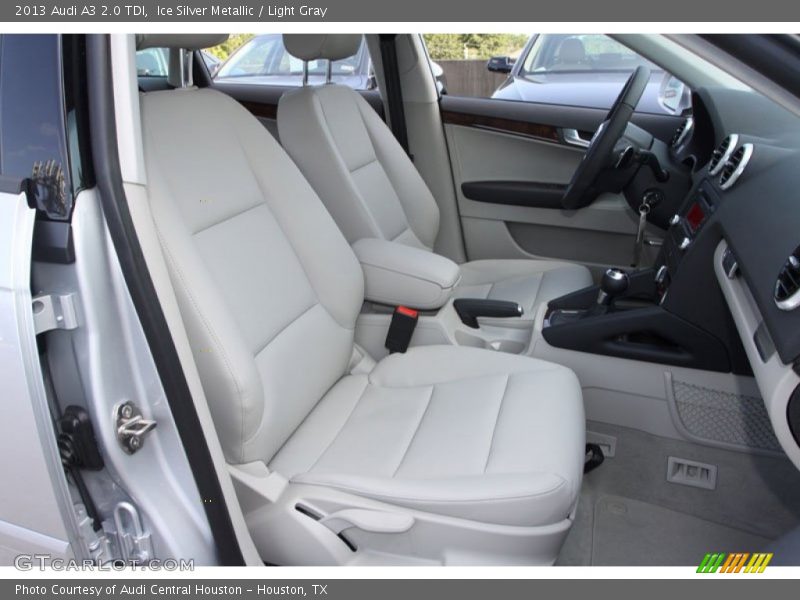 Ice Silver Metallic / Light Gray 2013 Audi A3 2.0 TDI
