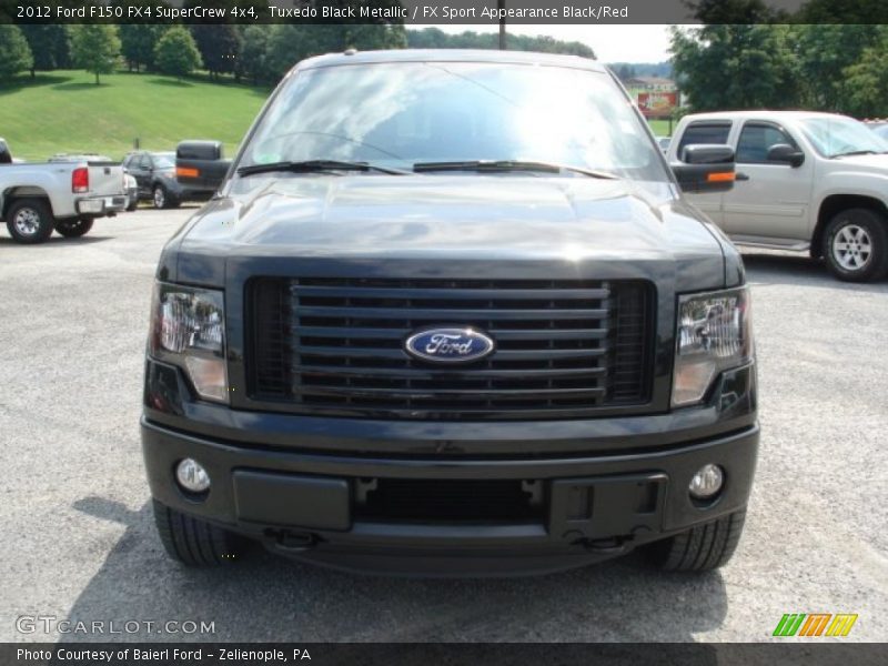 Tuxedo Black Metallic / FX Sport Appearance Black/Red 2012 Ford F150 FX4 SuperCrew 4x4