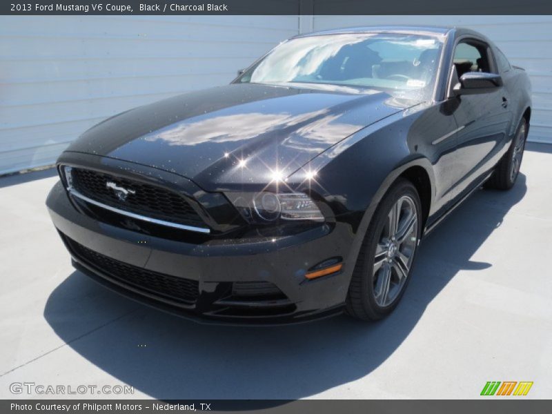 Black / Charcoal Black 2013 Ford Mustang V6 Coupe