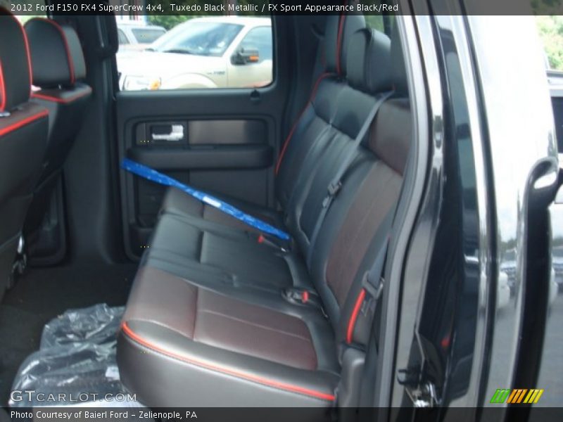 Tuxedo Black Metallic / FX Sport Appearance Black/Red 2012 Ford F150 FX4 SuperCrew 4x4