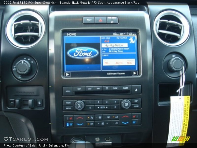 Tuxedo Black Metallic / FX Sport Appearance Black/Red 2012 Ford F150 FX4 SuperCrew 4x4