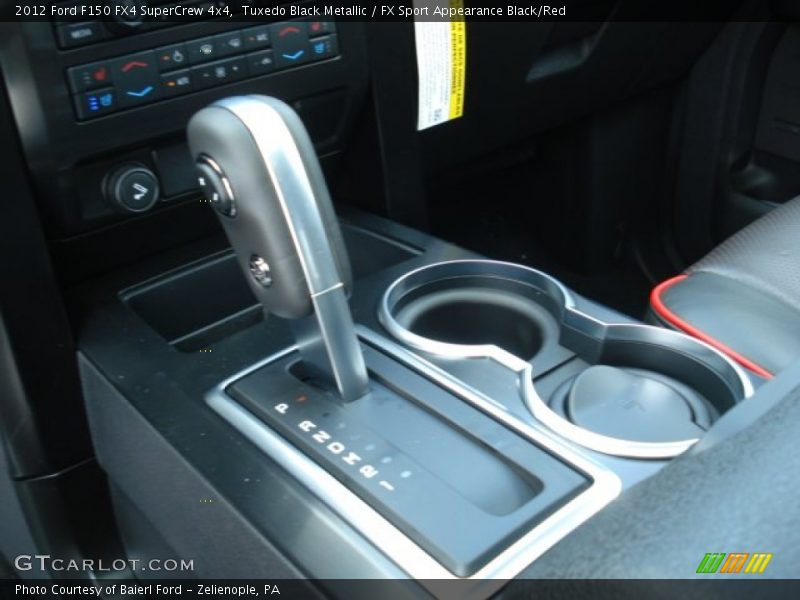 Tuxedo Black Metallic / FX Sport Appearance Black/Red 2012 Ford F150 FX4 SuperCrew 4x4