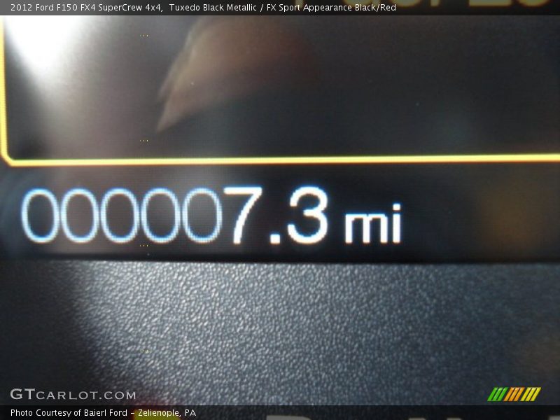 Tuxedo Black Metallic / FX Sport Appearance Black/Red 2012 Ford F150 FX4 SuperCrew 4x4