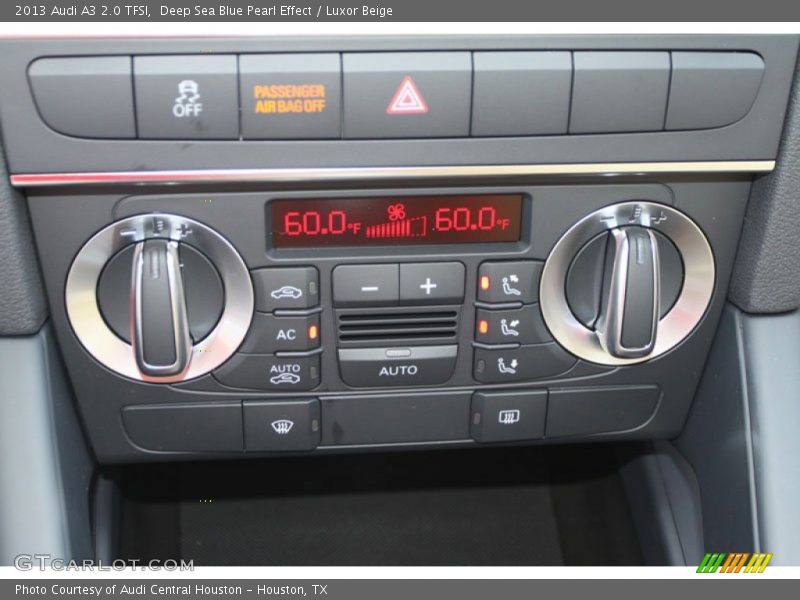 Controls of 2013 A3 2.0 TFSI