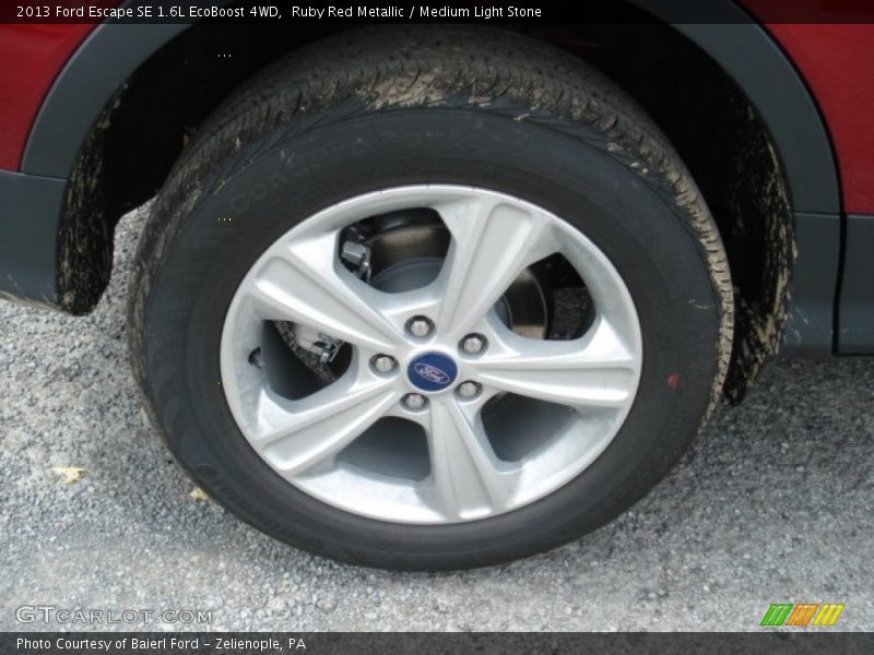 Ruby Red Metallic / Medium Light Stone 2013 Ford Escape SE 1.6L EcoBoost 4WD