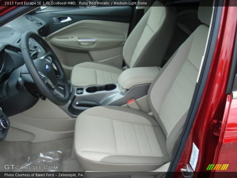 Ruby Red Metallic / Medium Light Stone 2013 Ford Escape SE 1.6L EcoBoost 4WD