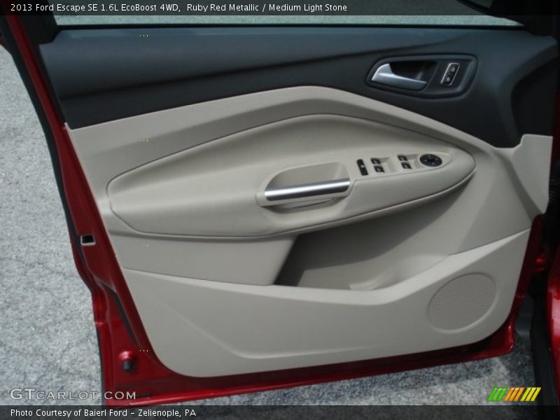 Ruby Red Metallic / Medium Light Stone 2013 Ford Escape SE 1.6L EcoBoost 4WD