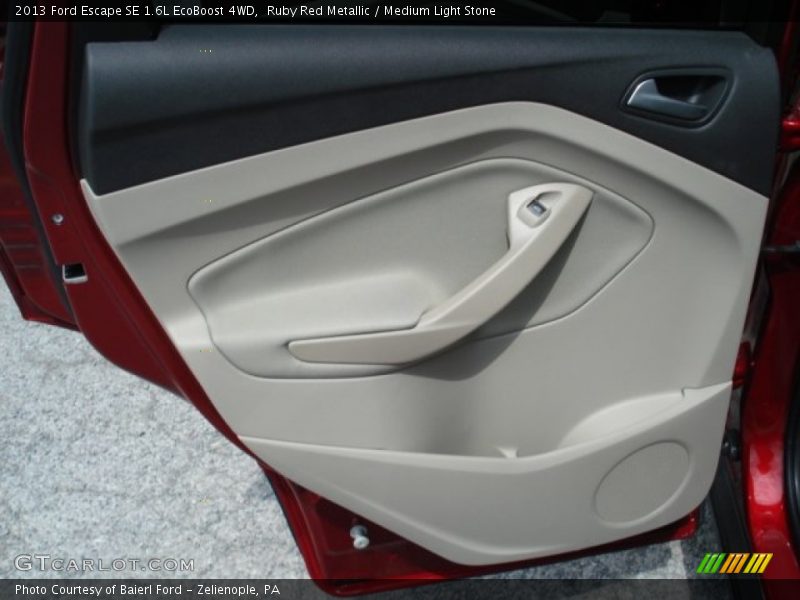 Ruby Red Metallic / Medium Light Stone 2013 Ford Escape SE 1.6L EcoBoost 4WD