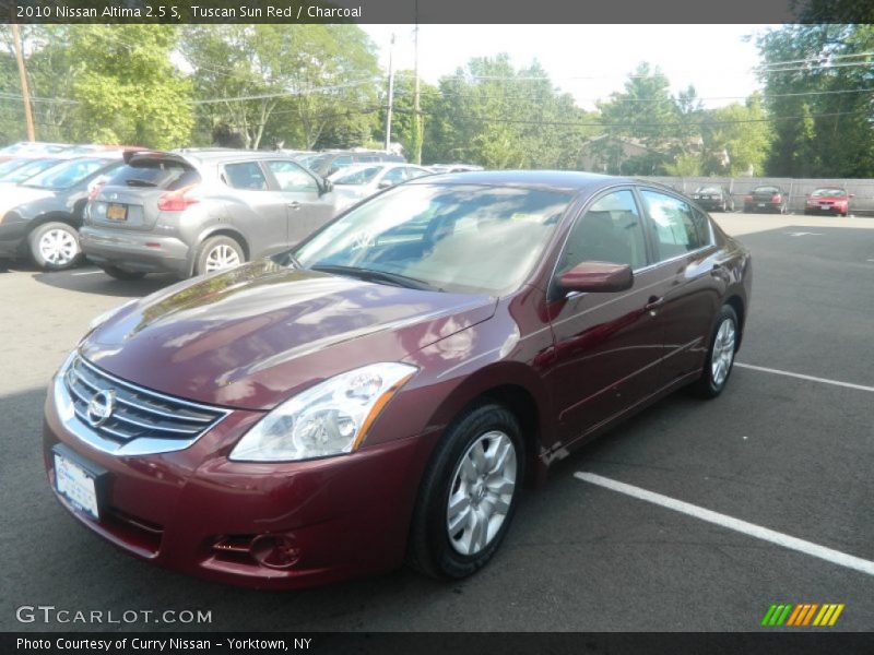 Tuscan Sun Red / Charcoal 2010 Nissan Altima 2.5 S