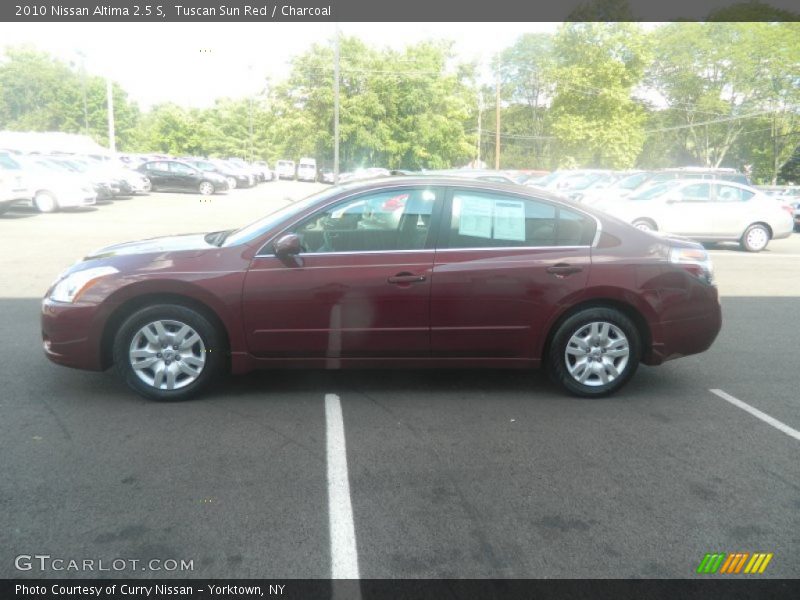 Tuscan Sun Red / Charcoal 2010 Nissan Altima 2.5 S