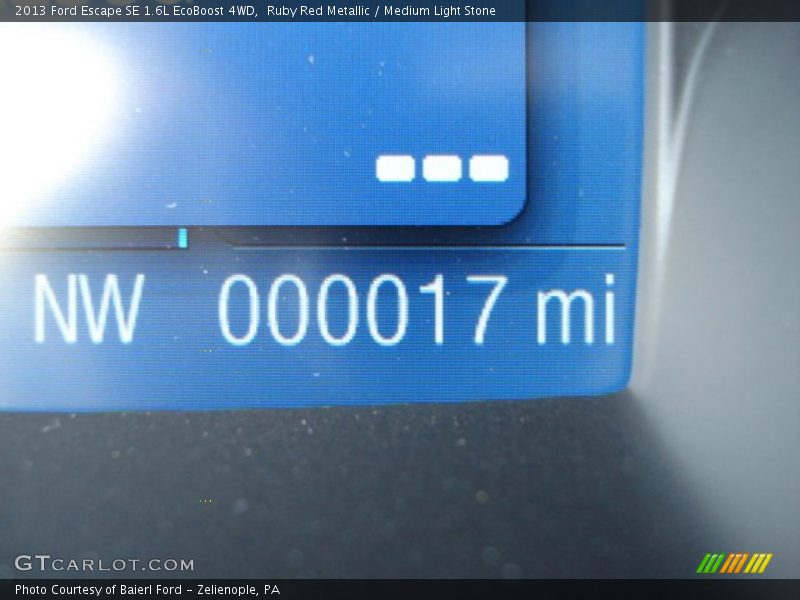 Ruby Red Metallic / Medium Light Stone 2013 Ford Escape SE 1.6L EcoBoost 4WD