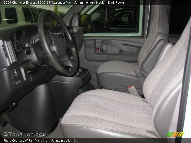 Summit White / Medium Dark Pewter 2004 Chevrolet Express 3500 15 Passenger Van