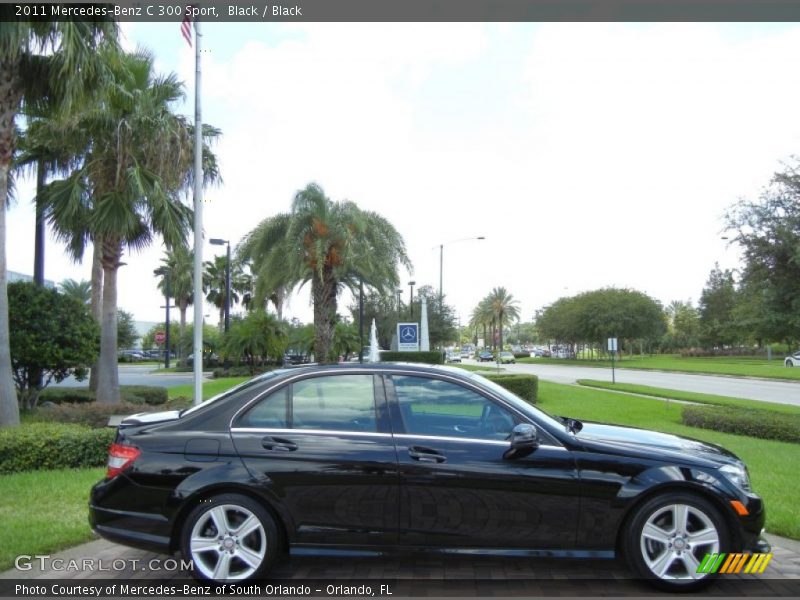Black / Black 2011 Mercedes-Benz C 300 Sport