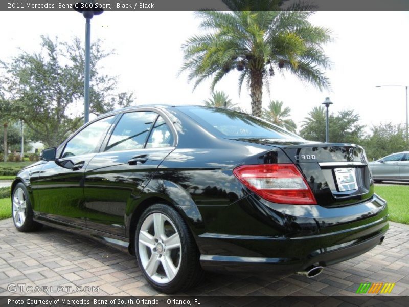 Black / Black 2011 Mercedes-Benz C 300 Sport