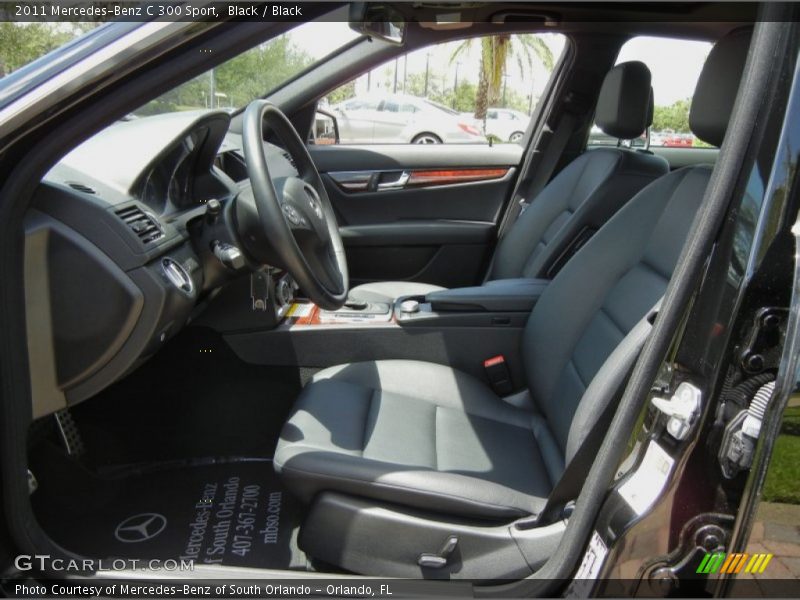 Black / Black 2011 Mercedes-Benz C 300 Sport
