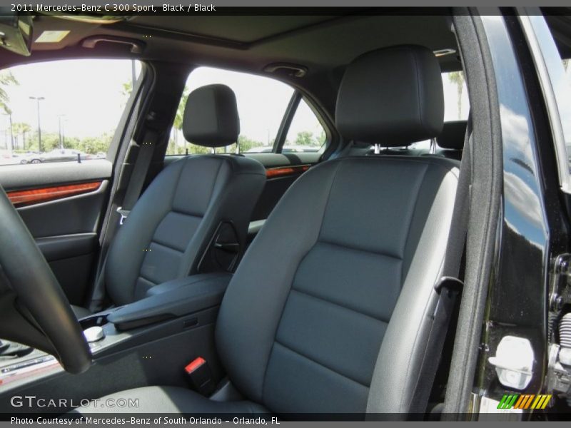 Black / Black 2011 Mercedes-Benz C 300 Sport