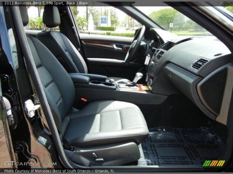 Black / Black 2011 Mercedes-Benz C 300 Sport