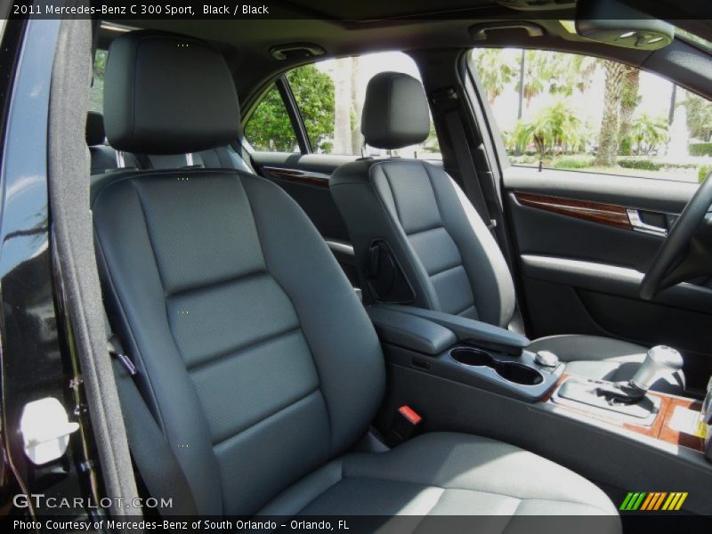 Black / Black 2011 Mercedes-Benz C 300 Sport
