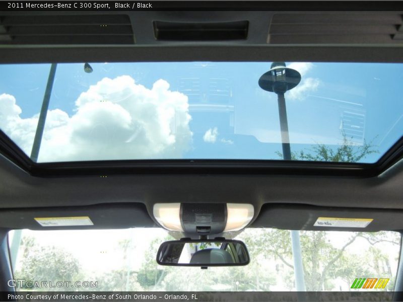 Black / Black 2011 Mercedes-Benz C 300 Sport