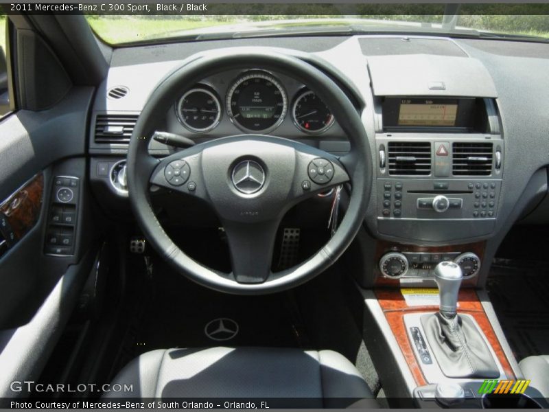 Black / Black 2011 Mercedes-Benz C 300 Sport
