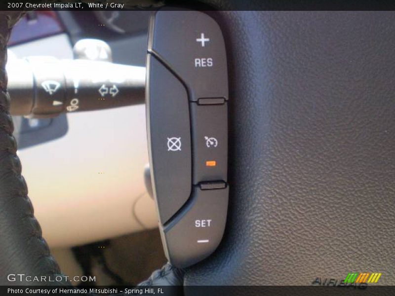 White / Gray 2007 Chevrolet Impala LT