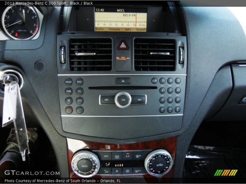 Black / Black 2011 Mercedes-Benz C 300 Sport
