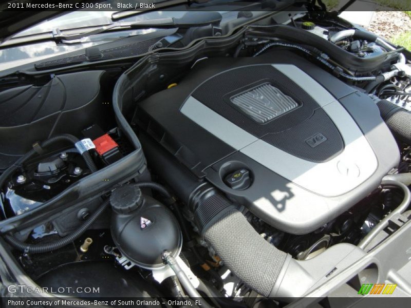 Black / Black 2011 Mercedes-Benz C 300 Sport
